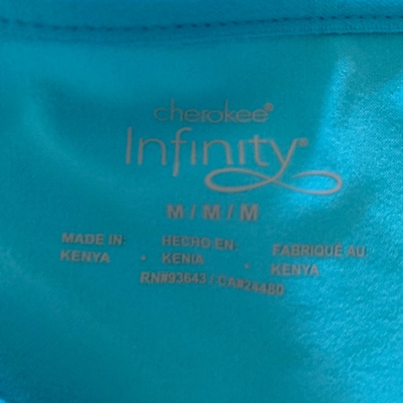 NEW Turquoise Cherokee Scrubs SET - Picture 2 of 6